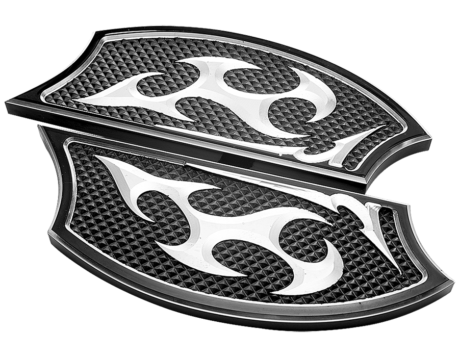 Passenger Floorboards for Harley Davidson: Ace's Wild Edition