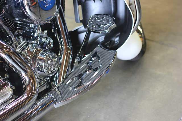 Brake Pedal Cover for Harley Davidson: Ace's Wild Edition - Precision Billet