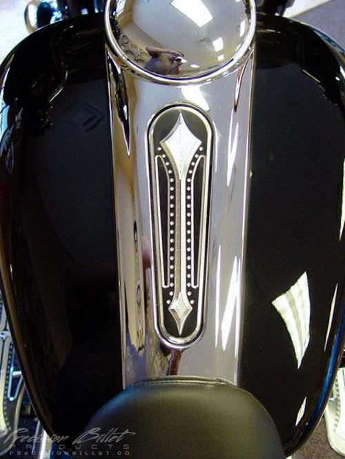 Tank Badge for Harley Davidson: Darkside Edition - Precision Billet