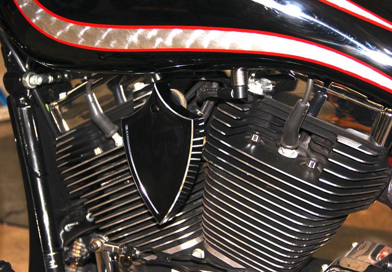 Horn Cover for Harley Davidson: Defender Edition - Precision Billet