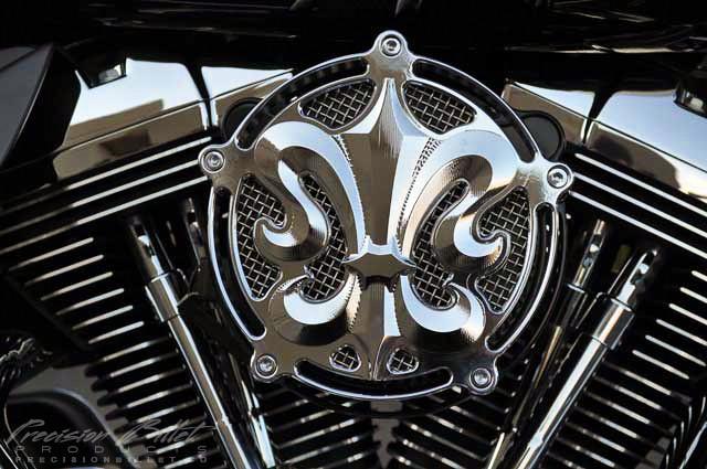 Air Cleaner for Harley Davidson: The Fleur Edition - Precision Billet