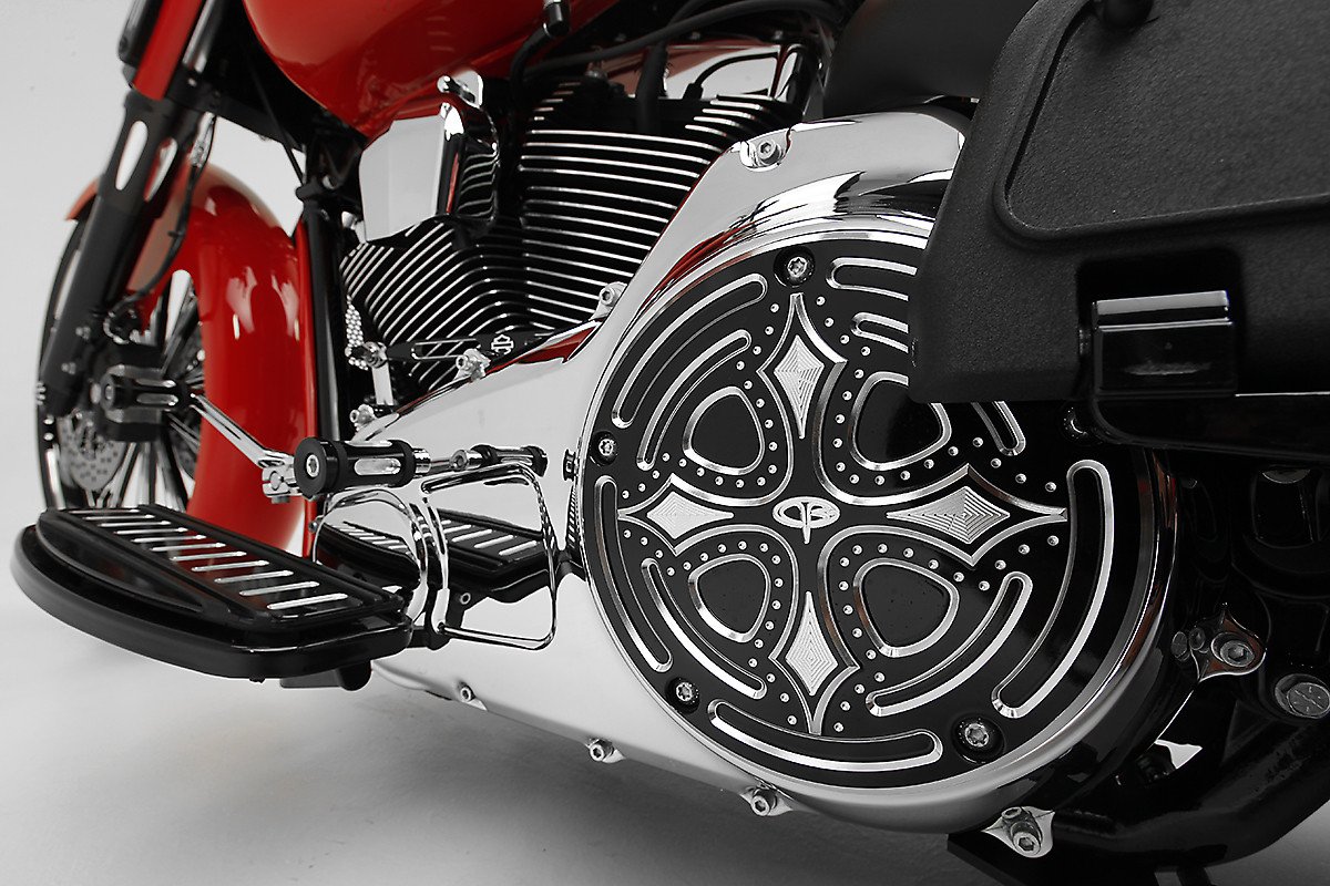 Derby Cover for Harley Davidson: Darkside Edition - 5 Hole - Precision Billet