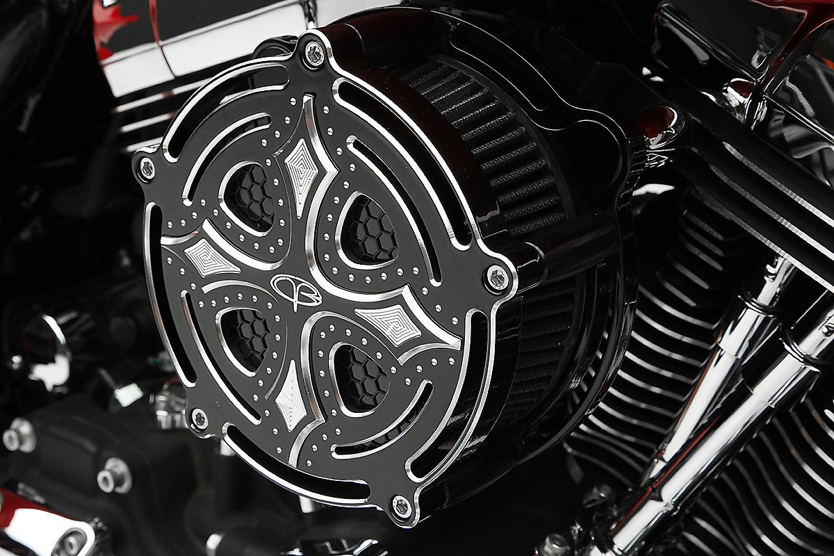 Air Cleaner for Harley Davidson: Darkside Edition - Precision Billet