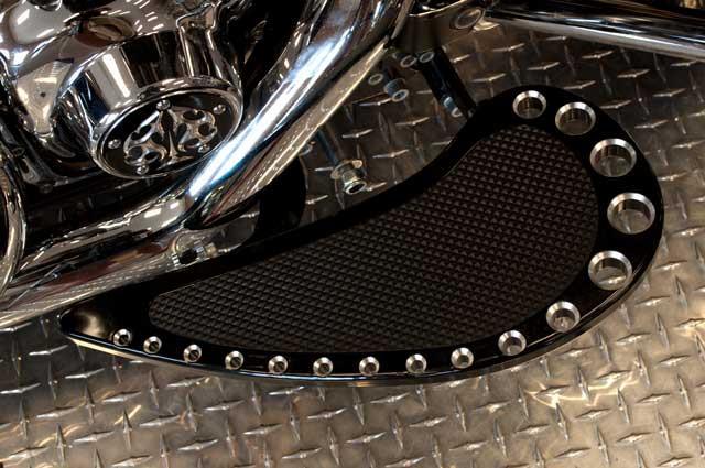 Floorboards for Harley Davidson: Teardrop Edition - Precision Billet