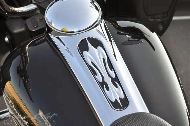 Tank Badge for Harley Davidson: The Fleur Edition - Precision Billet