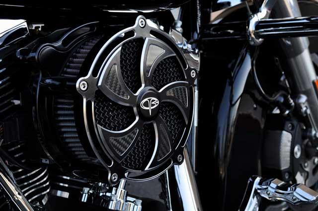 Air Cleaner for Harley Davidson: Grand Prix Edition - Precision Billet