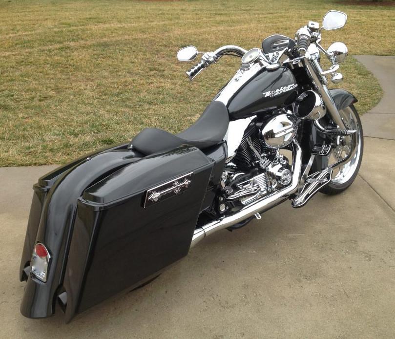 Bag Latches for Harley Davidson: Darkside Edition - Precision Billet