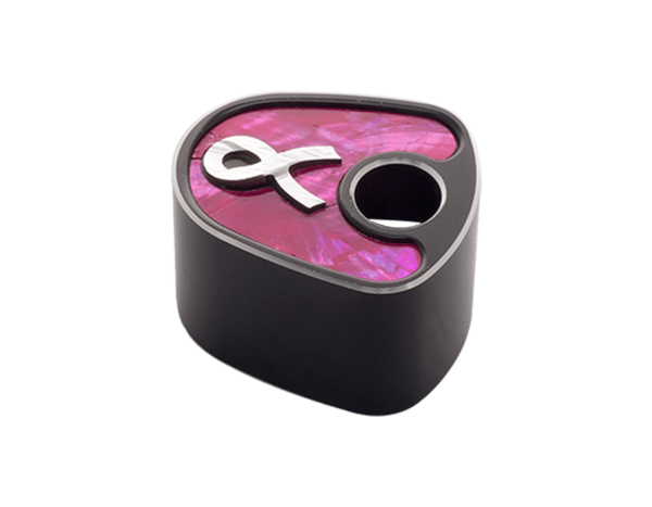 Ignition Switch Cover for Harley Davidson: Breast Cancer Awareness Edition Pink Mother-of-Pearl