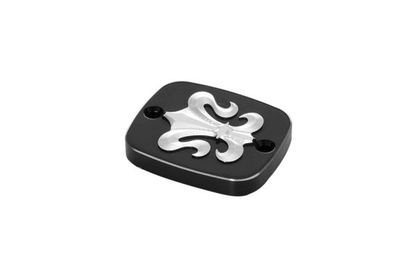 Upper Master Cylinder Cover for Harley Davidson Dyna and Softail: Fleur Edition